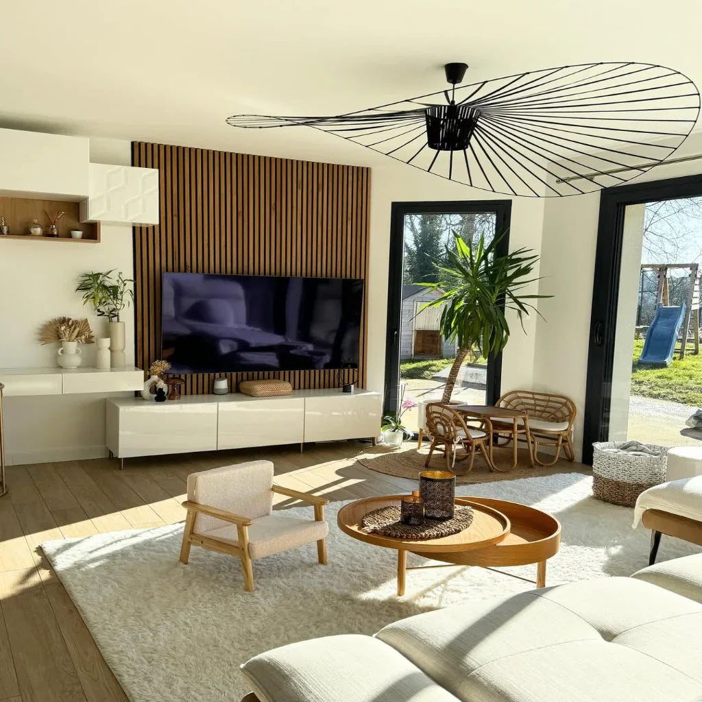 Rosland Vertigo Pendelleuchte | Strohhut-Design Für Moderne Räume