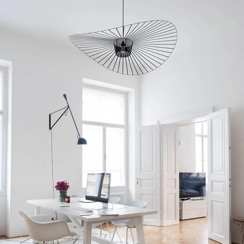 Rosland Vertigo Pendelleuchte | Strohhut-Design Für Moderne Räume