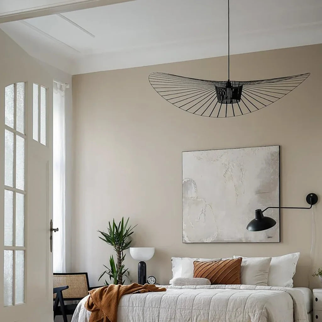 Rosland Vertigo Pendelleuchte | Strohhut-Design Für Moderne Räume