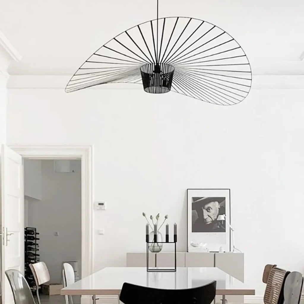 Rosland Vertigo Pendelleuchte | Strohhut-Design Für Moderne Räume