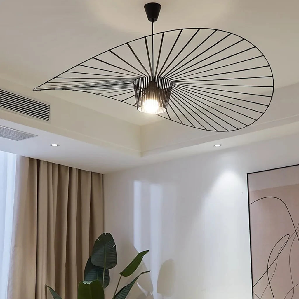 Rosland Vertigo Pendelleuchte | Strohhut-Design Für Moderne Räume