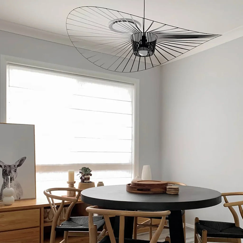 Rosland Vertigo Pendelleuchte | Strohhut-Design Für Moderne Räume