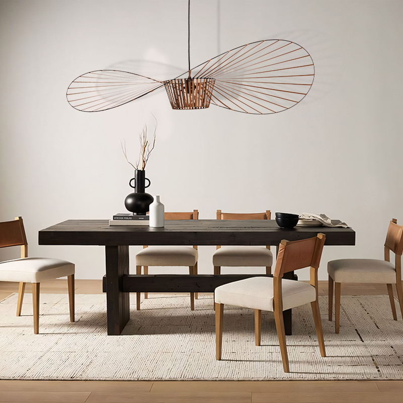 Rosland Vertigo Pendelleuchte | Strohhut-Design Für Moderne Räume