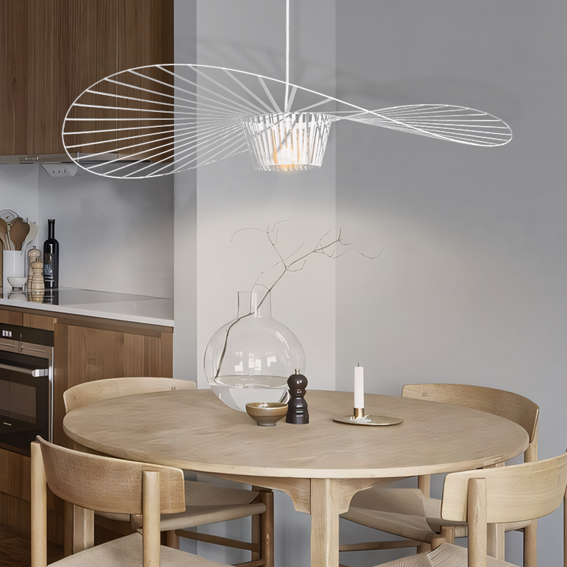 Rosland Vertigo Pendelleuchte | Strohhut-Design Für Moderne Räume