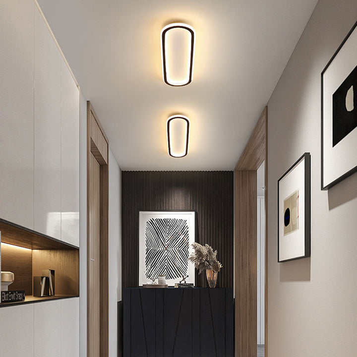 Moderne Ovale LED-Deckenleuchte Für Flure | Elegante Beleuchtung