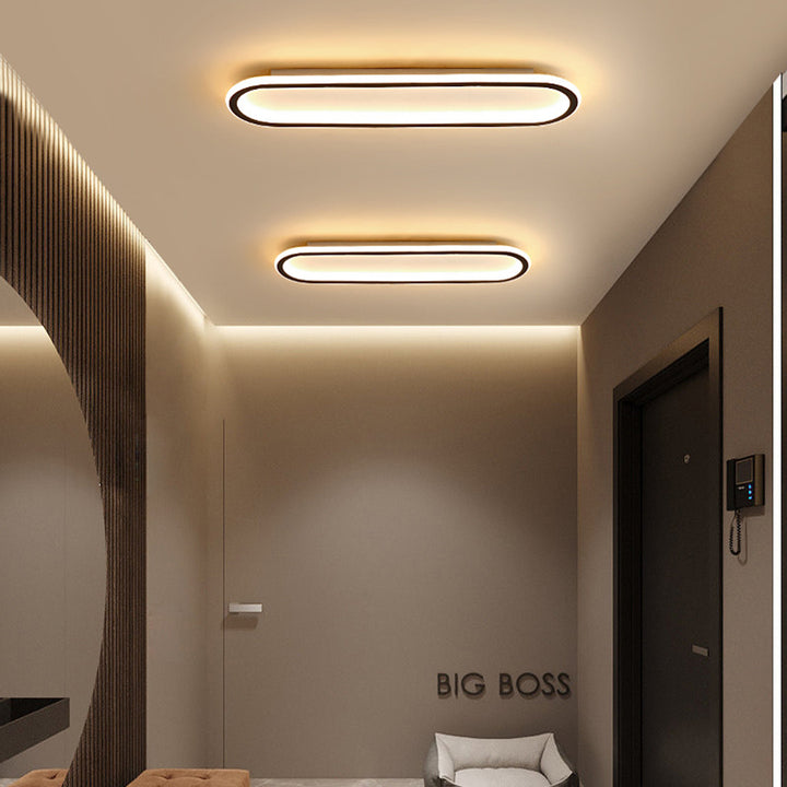 Moderne Ovale LED-Deckenleuchte Für Flure | Elegante Beleuchtung