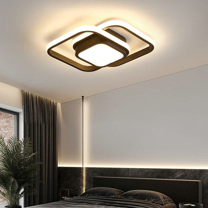 Halo Duo LED Deckenleuchte | Modernes Doppelring-Design Für Zuhause