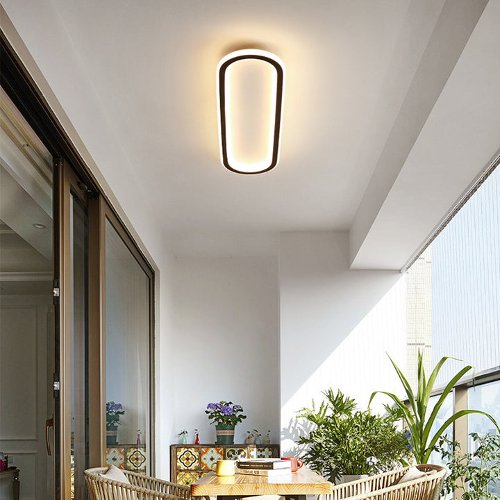 Moderne Ovale LED-Deckenleuchte Für Flure | Elegante Beleuchtung