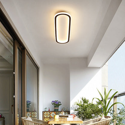 Moderne Ovale LED-Deckenleuchte Für Flure | Elegante Beleuchtung