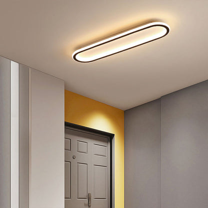 Moderne Ovale LED-Deckenleuchte Für Flure | Elegante Beleuchtung