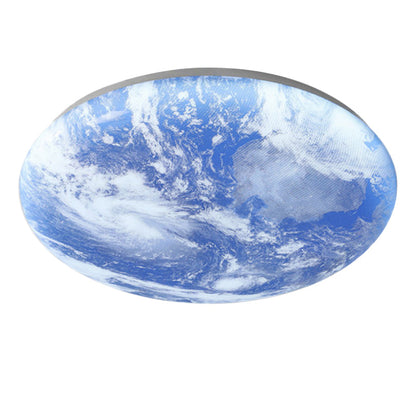 Mondförmige Deckenlampe | Rund