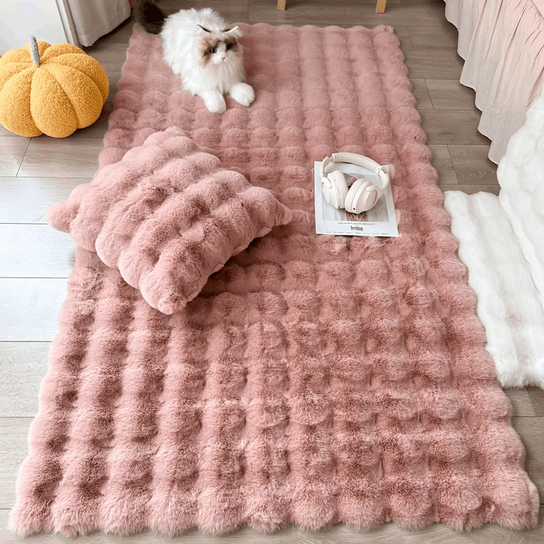 Blumen Teppich | Verspieltes Design in Pastellfarben