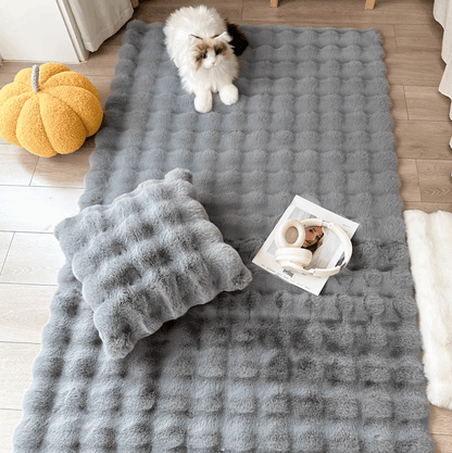 Blumen Teppich | Verspieltes Design in Pastellfarben