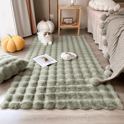 Blumen Teppich | Verspieltes Design in Pastellfarben