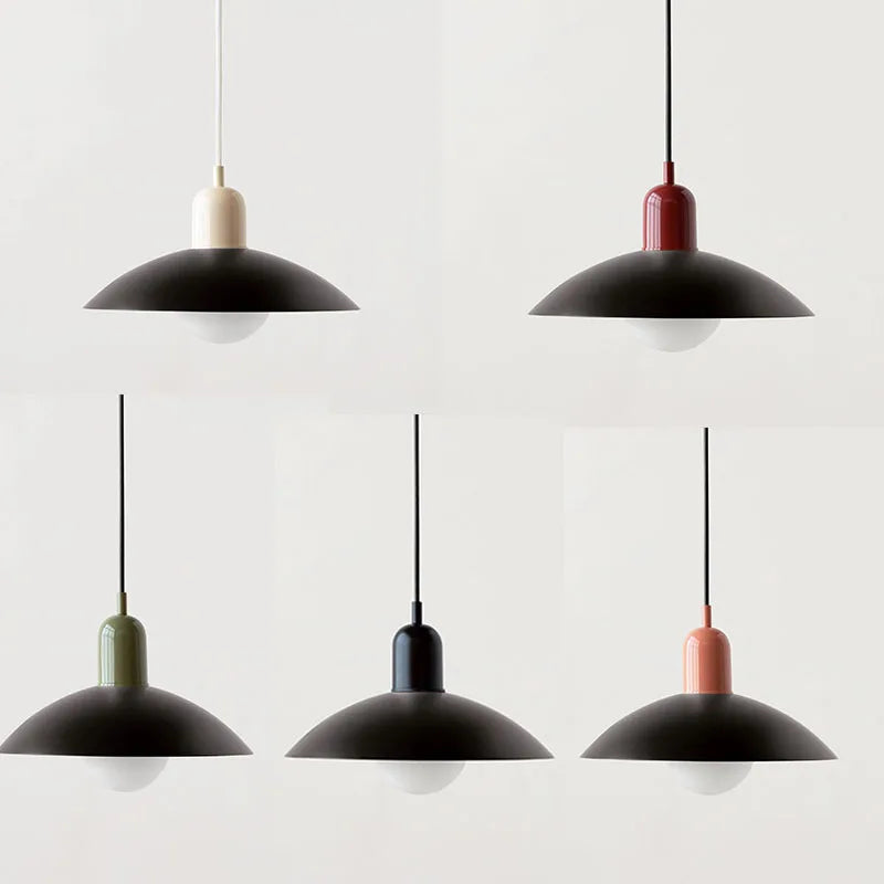 Macaron Bauhaus Pendelleuchte Schweiz | Farbige Glaslampe Modern