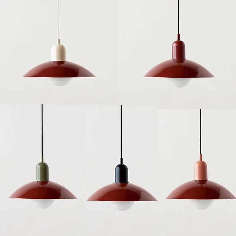Macaron Bauhaus Pendelleuchte Schweiz | Farbige Glaslampe Modern