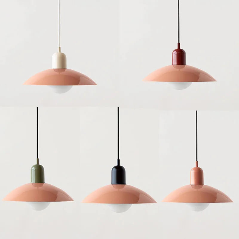 Macaron Bauhaus Pendelleuchte Schweiz | Farbige Glaslampe Modern