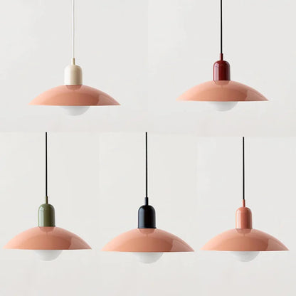 Macaron Bauhaus Pendelleuchte Schweiz | Farbige Glaslampe Modern