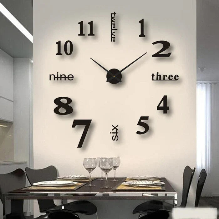 Moderne Design-Wanduhr für kreative Wandgestaltung