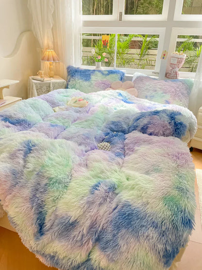 Bettwäsche Set In Bonbonfarben | Flauschig