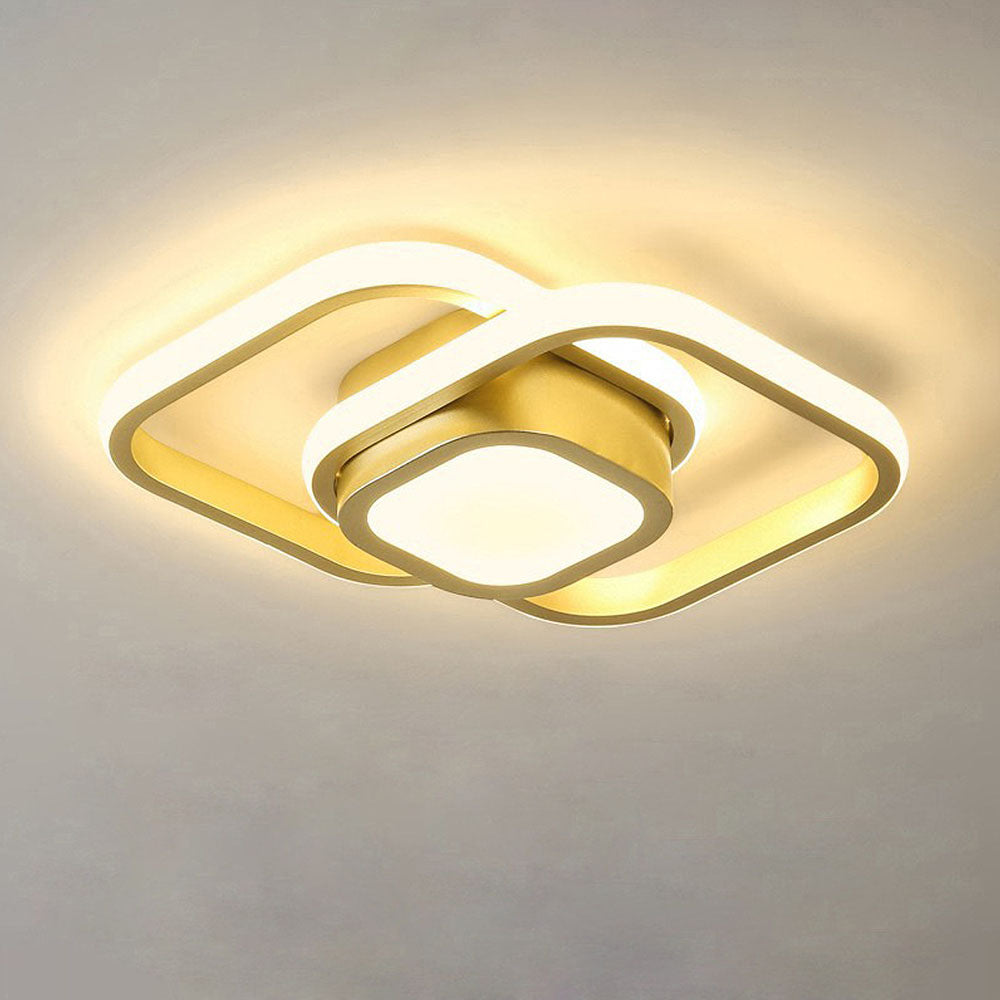 Halo Duo LED Deckenleuchte | Modernes Doppelring-Design Für Zuhause