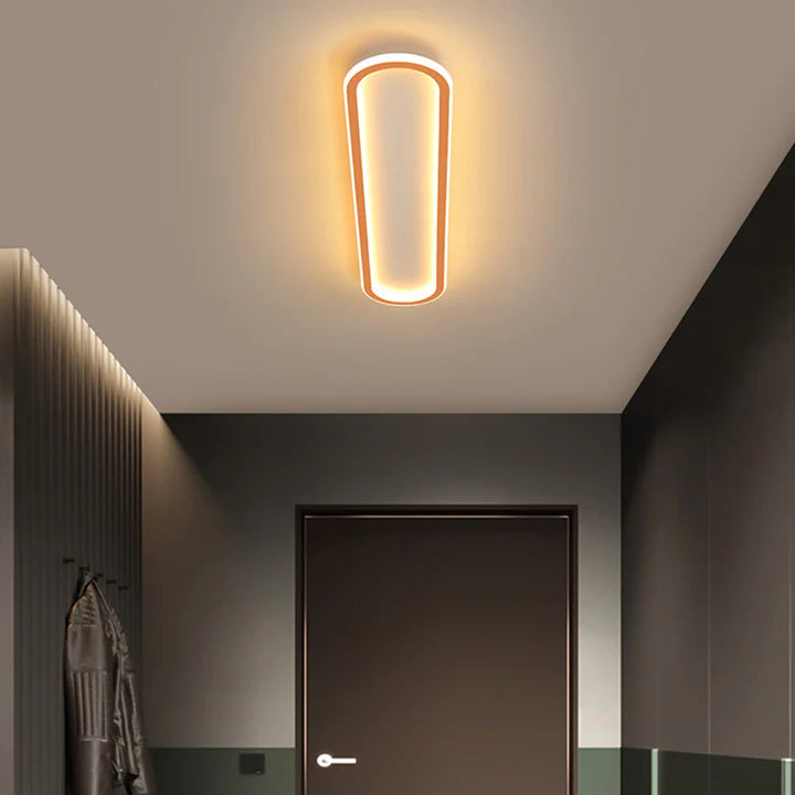 Moderne Ovale LED-Deckenleuchte Für Flure | Elegante Beleuchtung