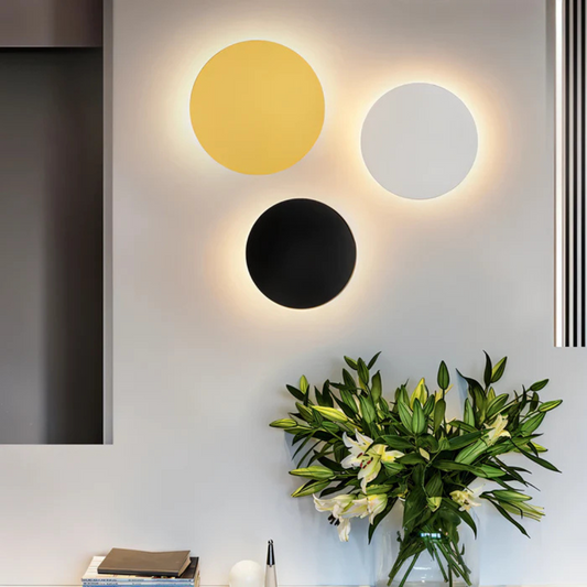 Runde LED Wandlampe | Moderne Wandbeleuchtung Für Innenräume