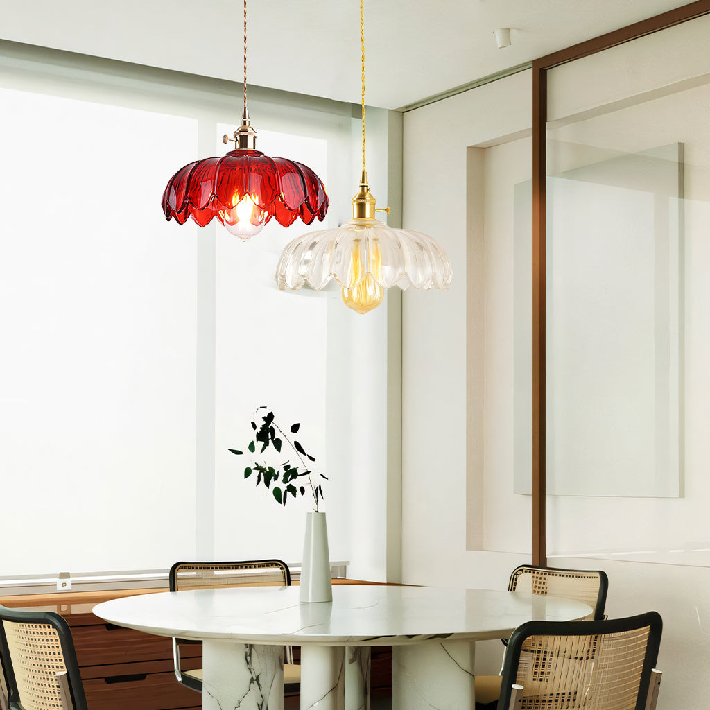 Rustic Tulip Glass Pendelleuchte | Landhausstil Beleuchtung Für Ihr Zuhause