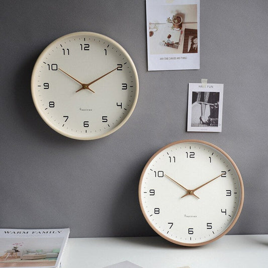 Minimalistische Wanduhr Aus Holz – Zeitlose Eleganz Für Dein Zuhause