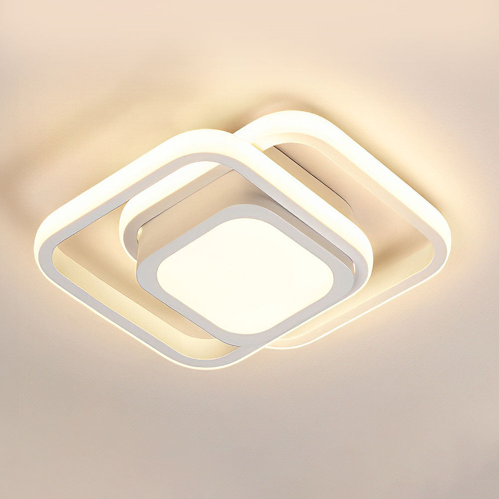 Halo Duo LED Deckenleuchte | Modernes Doppelring-Design Für Zuhause