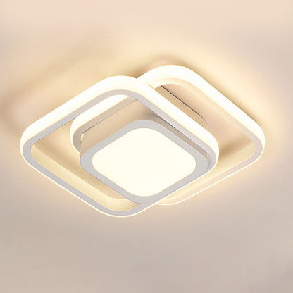 Halo Duo LED Deckenleuchte | Modernes Doppelring-Design Für Zuhause
