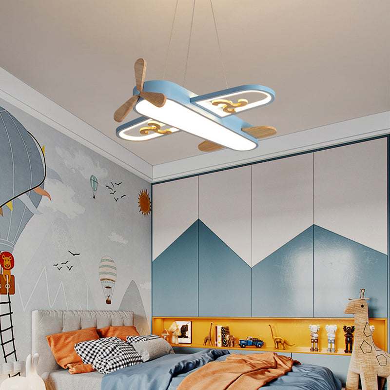 LED Pendellampe Für Kinderzimmer | Flugzeugform