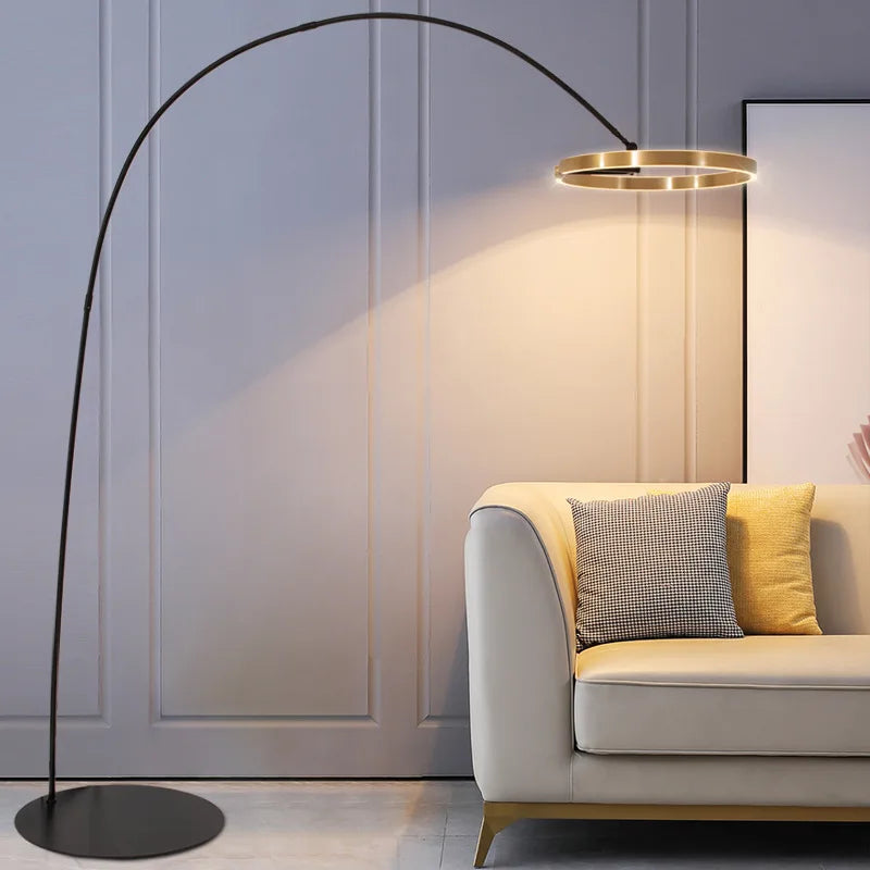 Nordic LED Stehleuchte Fischen | Designer Lampe Im Skandinavischen Stil