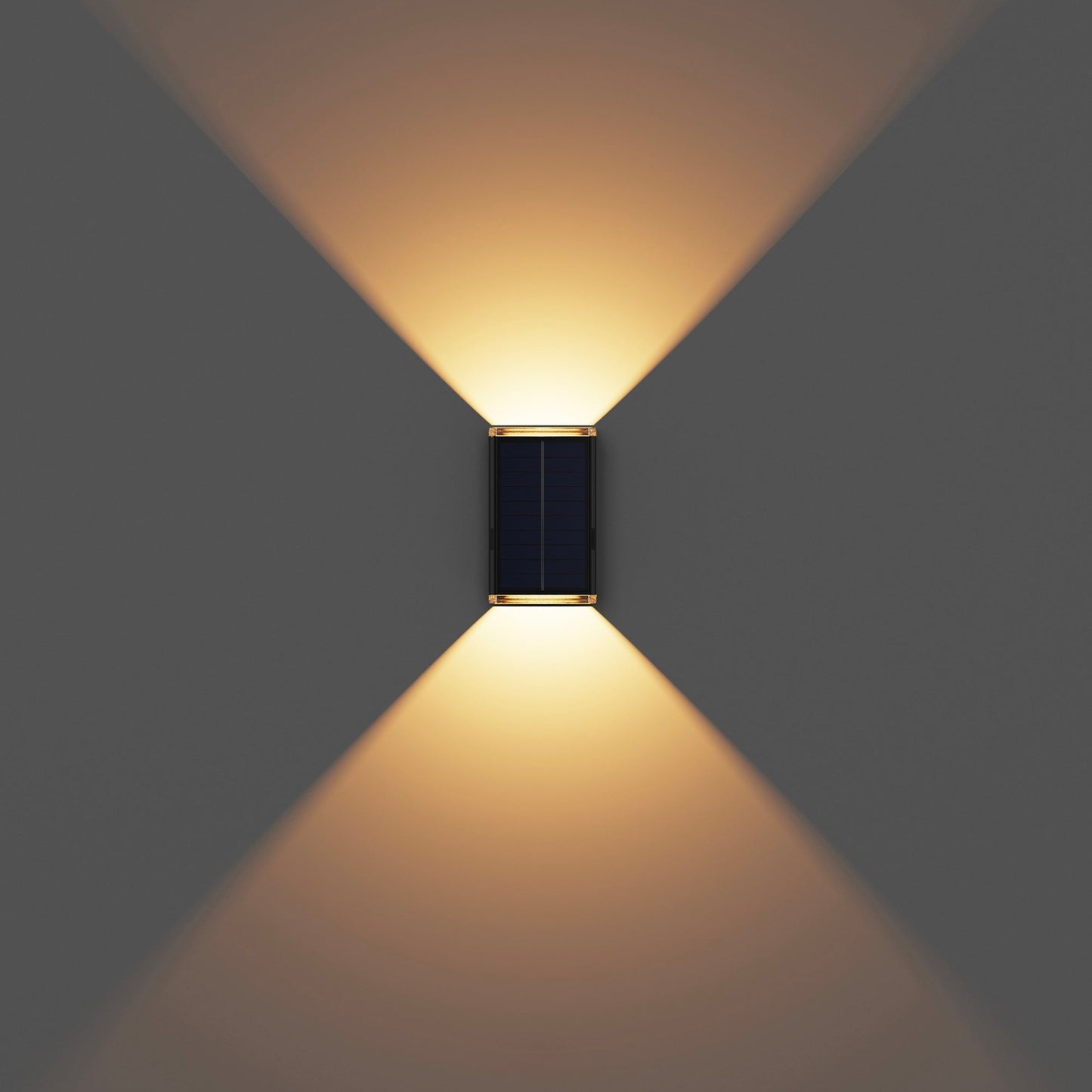 Quadratische LED Wandleuchte Für Garten | Licht Oben Und Unten