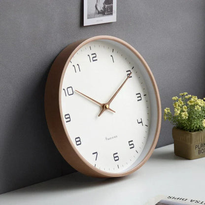 Minimalistische Wanduhr Aus Holz – Zeitlose Eleganz Für Dein Zuhause