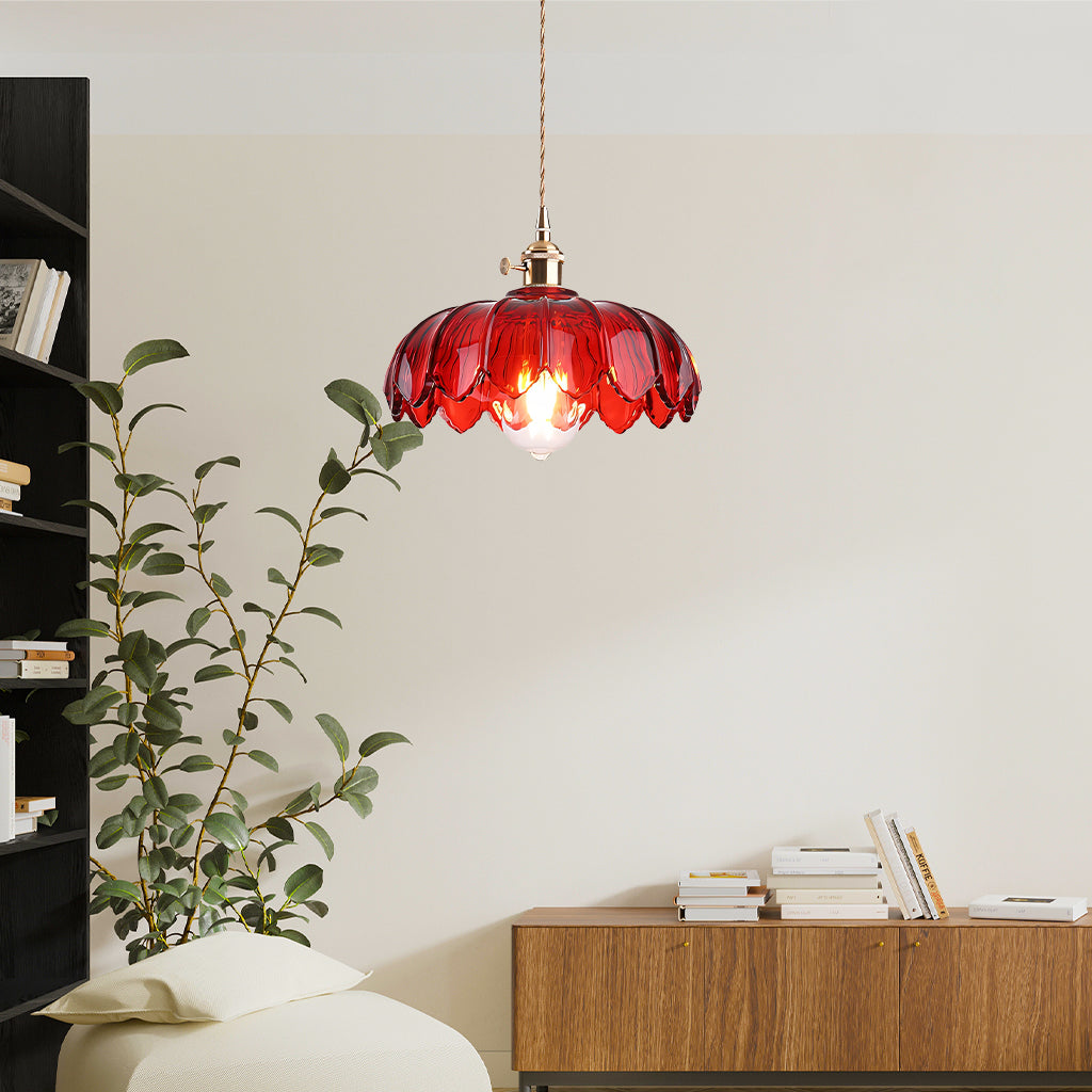 Rustic Tulip Glass Pendelleuchte | Landhausstil Beleuchtung Für Ihr Zuhause