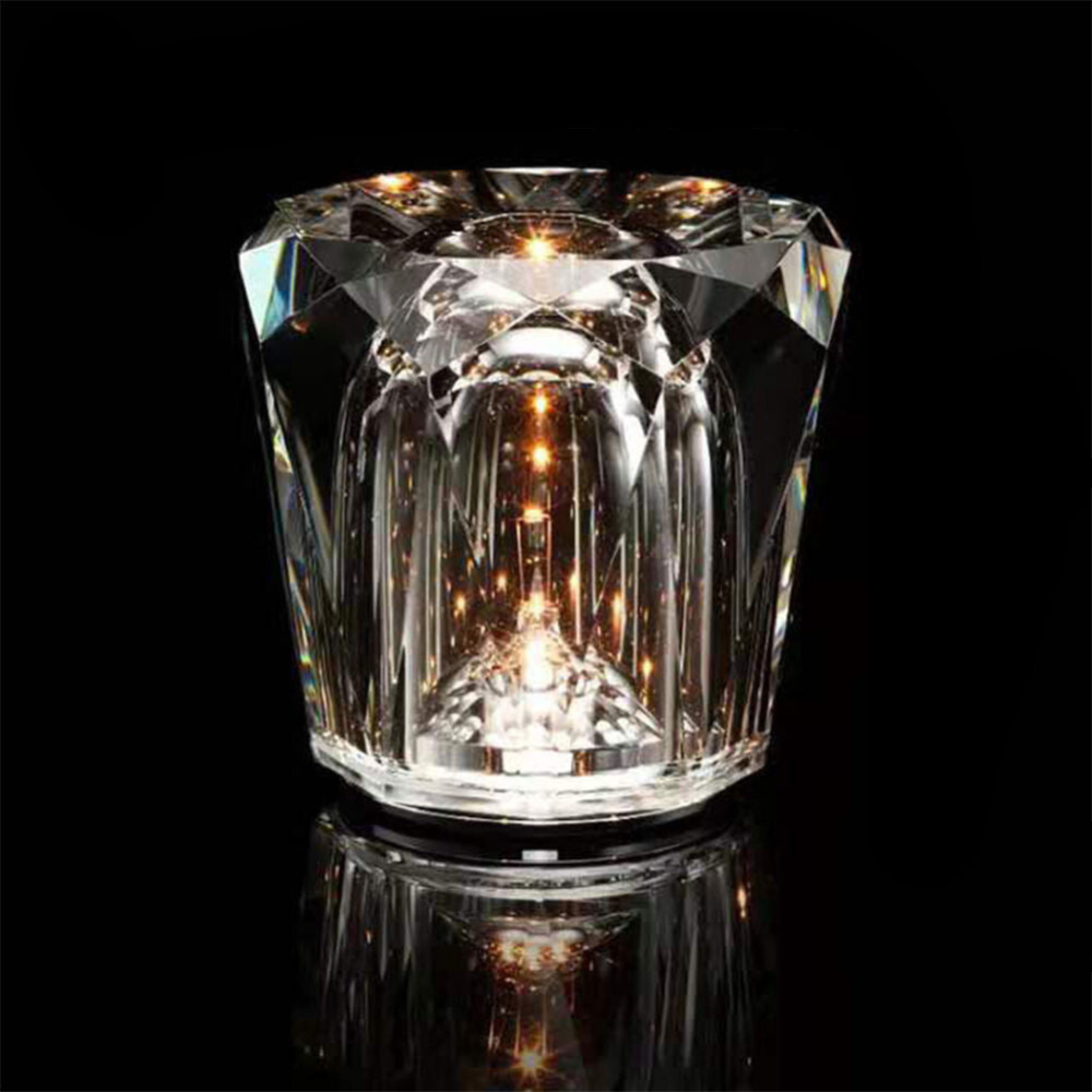 Kabellose Kristall Tischlampe | Elegante Beleuchtung Für Ihr Zuhause