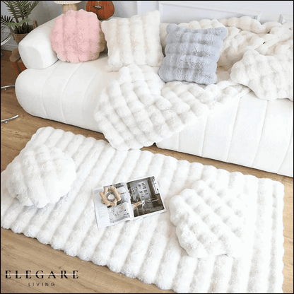 Blumen Teppich | Verspieltes Design in Pastellfarben