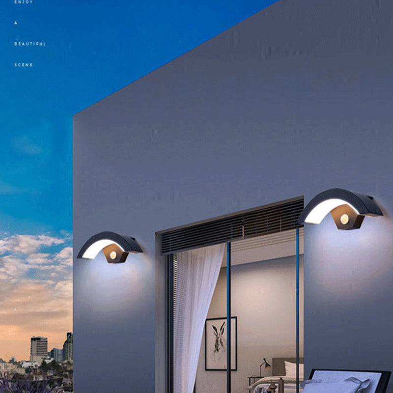 LED Wandlampe Für Außen | Rundförmig