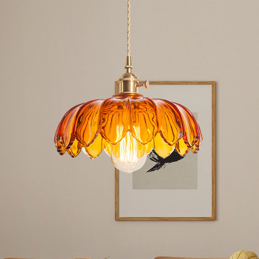 Rustic Tulip Glass Pendelleuchte | Landhausstil Beleuchtung Für Ihr Zuhause