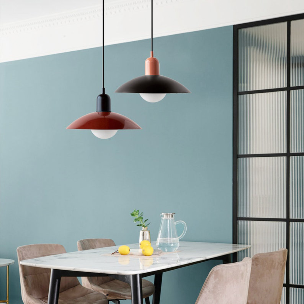 Macaron Bauhaus Pendelleuchte Schweiz | Farbige Glaslampe Modern