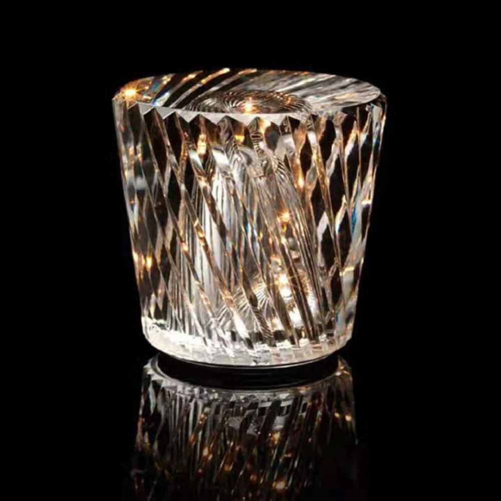 Kabellose Kristall Tischlampe | Elegante Beleuchtung Für Ihr Zuhause