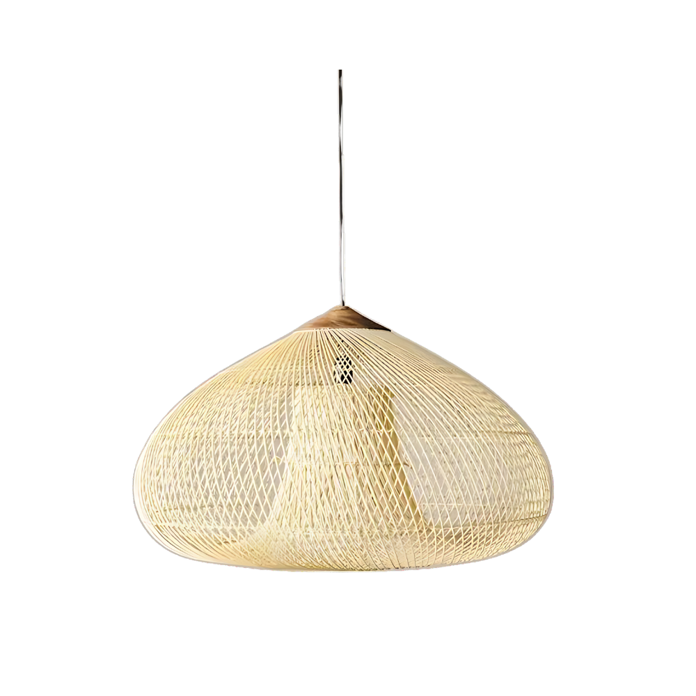 LED Pendellampe Für Wohnzimmer | Geflochtenes Rattan