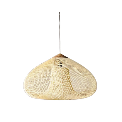 LED Pendellampe Für Wohnzimmer | Geflochtenes Rattan