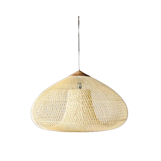 LED Pendellampe Für Wohnzimmer | Geflochtenes Rattan