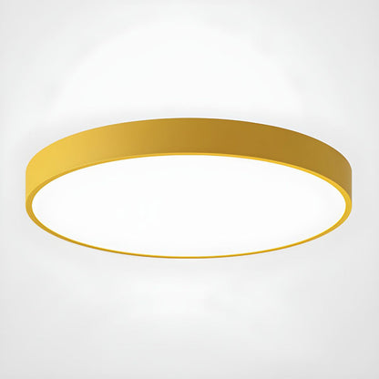 Runde LED-Deckenlampe | Bunt