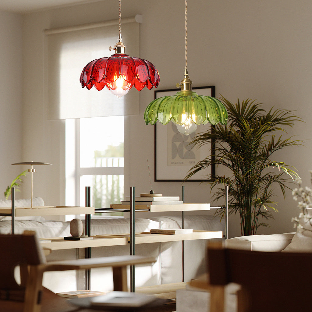 Rustic Tulip Glass Pendelleuchte | Landhausstil Beleuchtung Für Ihr Zuhause