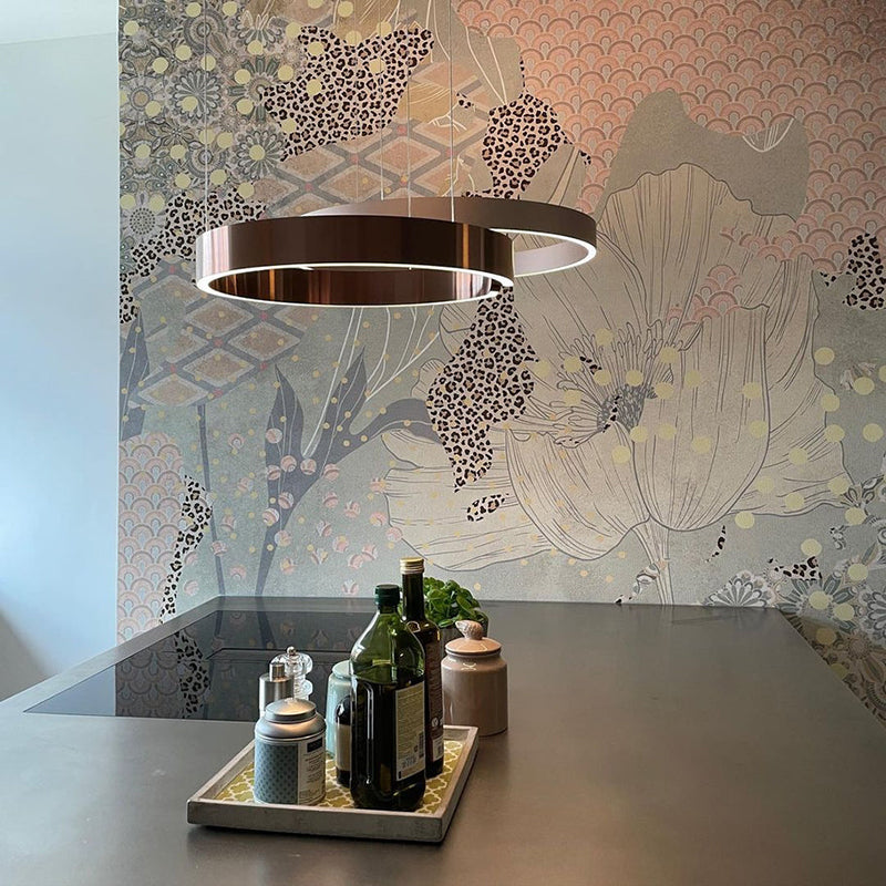 Moderne LED-Hängeleuchte In Kreisform | Stilvolle Deckenlampe