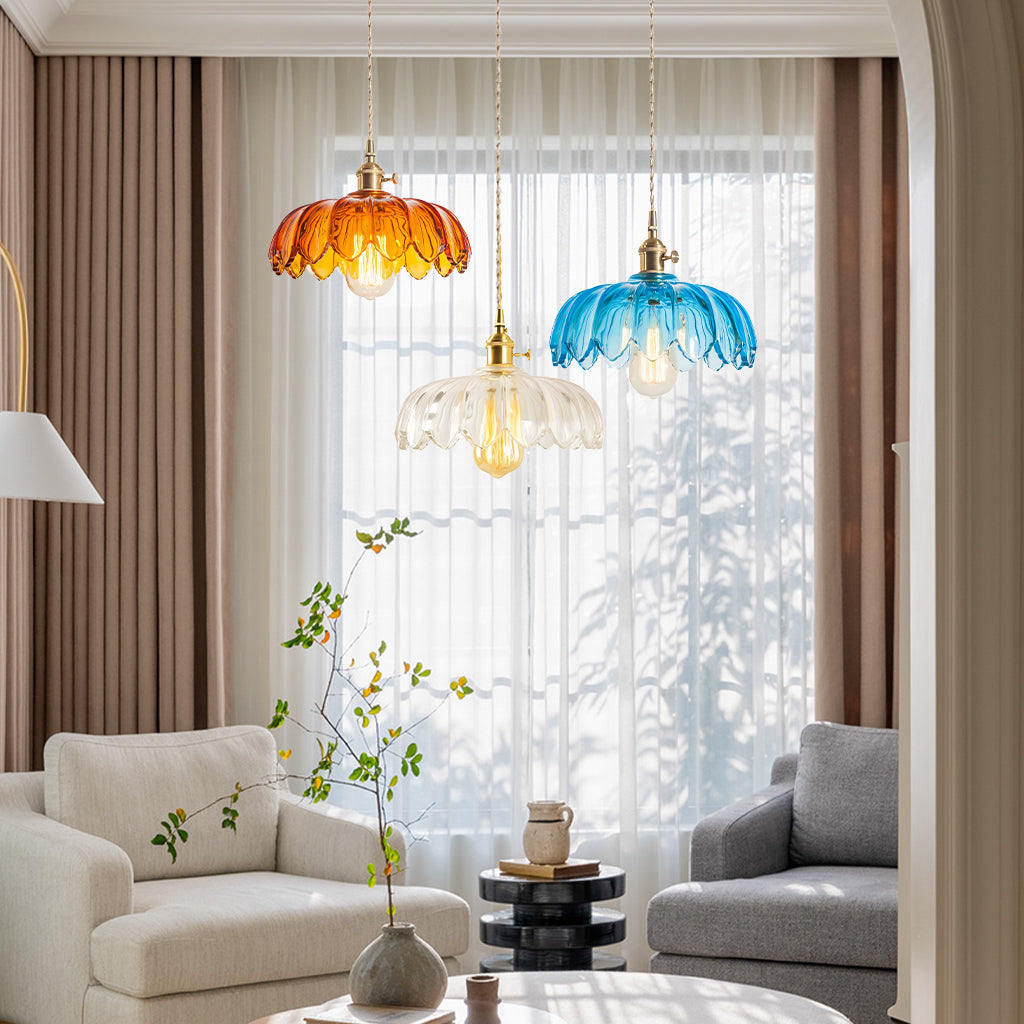 Rustic Tulip Glass Pendelleuchte | Landhausstil Beleuchtung Für Ihr Zuhause