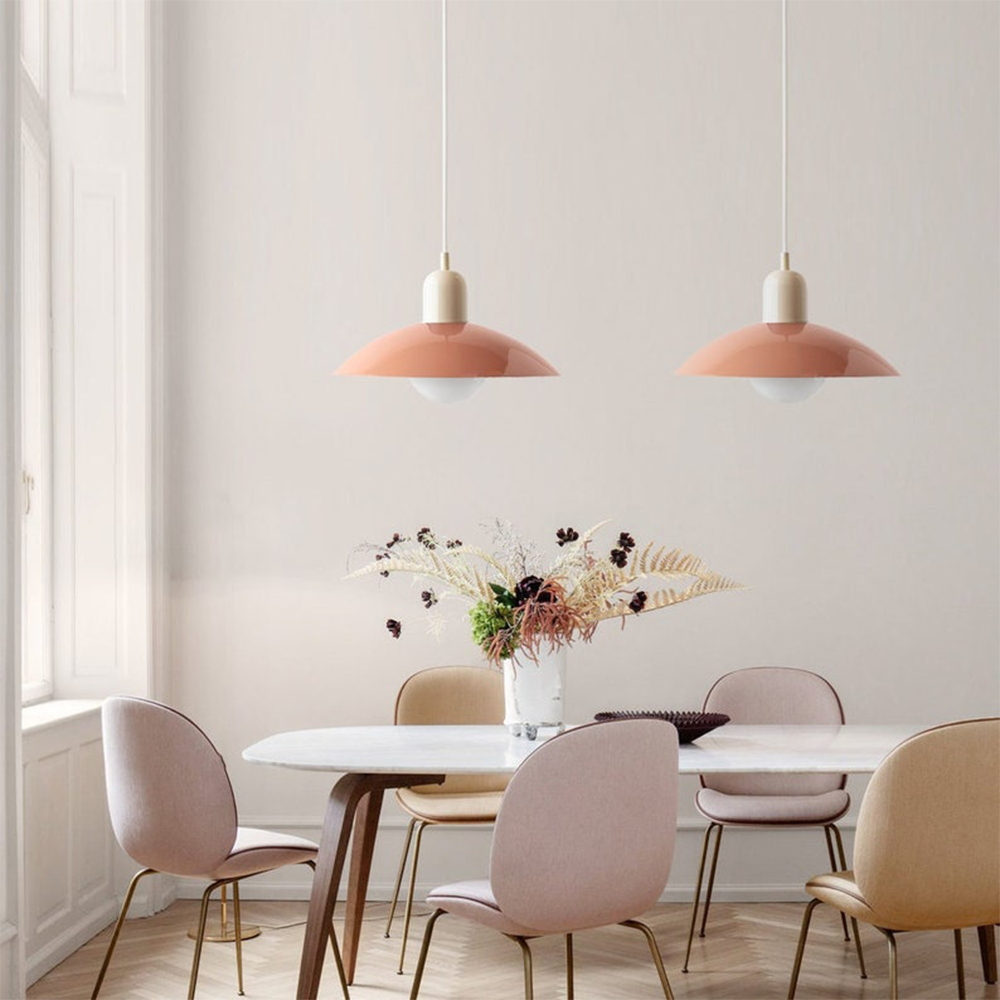 Macaron Bauhaus Pendelleuchte Schweiz | Farbige Glaslampe Modern